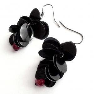 Eco Friendly Gothic Earrings Made Of Recycled..