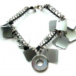 Upcycled Jewelry Industrial Bracelet Made Of..