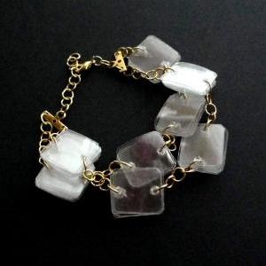Upcycled Jewelry Eco-friendly Bracelet Made Of..