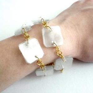 Upcycled Jewelry Eco-friendly Bracelet Made Of..